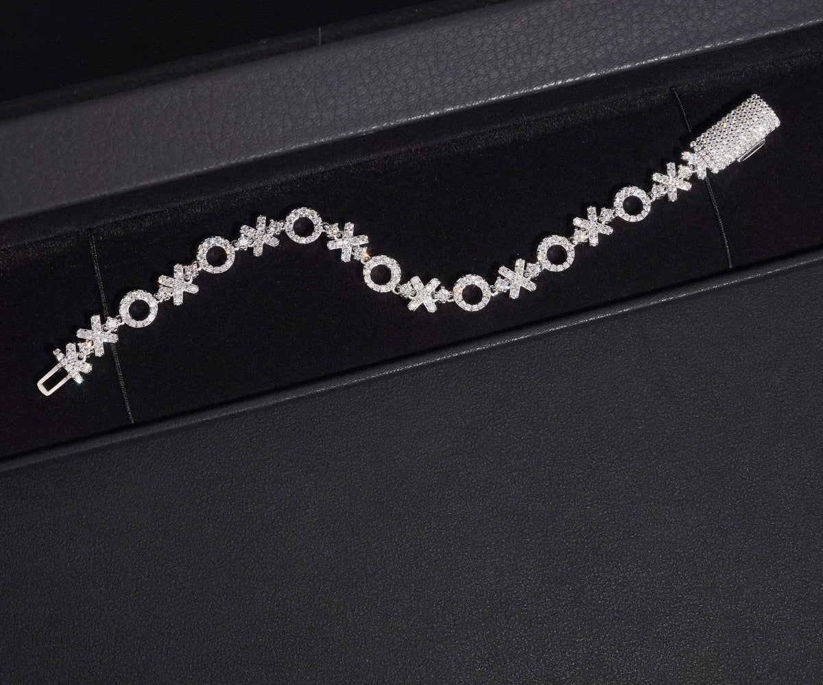 USA Local Stock Shipping Moissanite Bracelet Solid 925 Sterling Silver Gold Plated 8MM Gramoissanite Diamond Cuban Link Bracelet