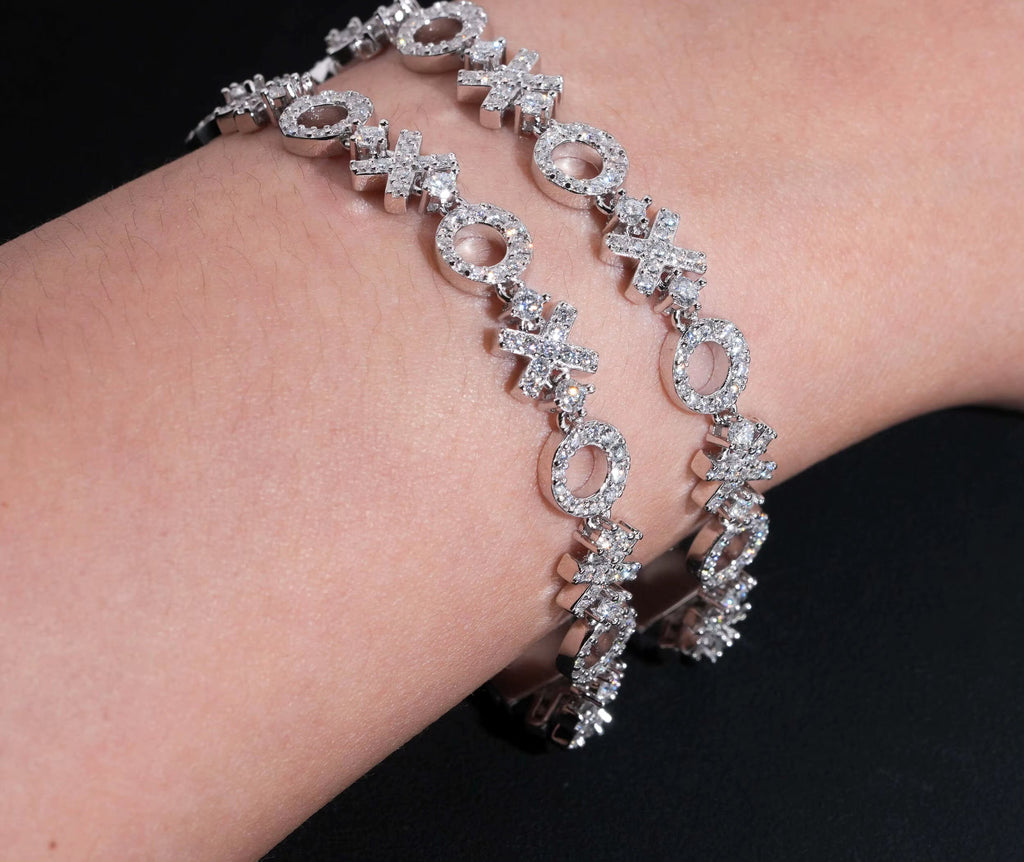 USA Local Stock Shipping Moissanite Bracelet Solid 925 Sterling Silver Gold Plated 8MM Gramoissanite Diamond Cuban Link Bracelet